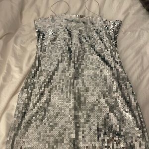 NEVER WORN Sparkly Sequins Meshki Mini Dress Size Large